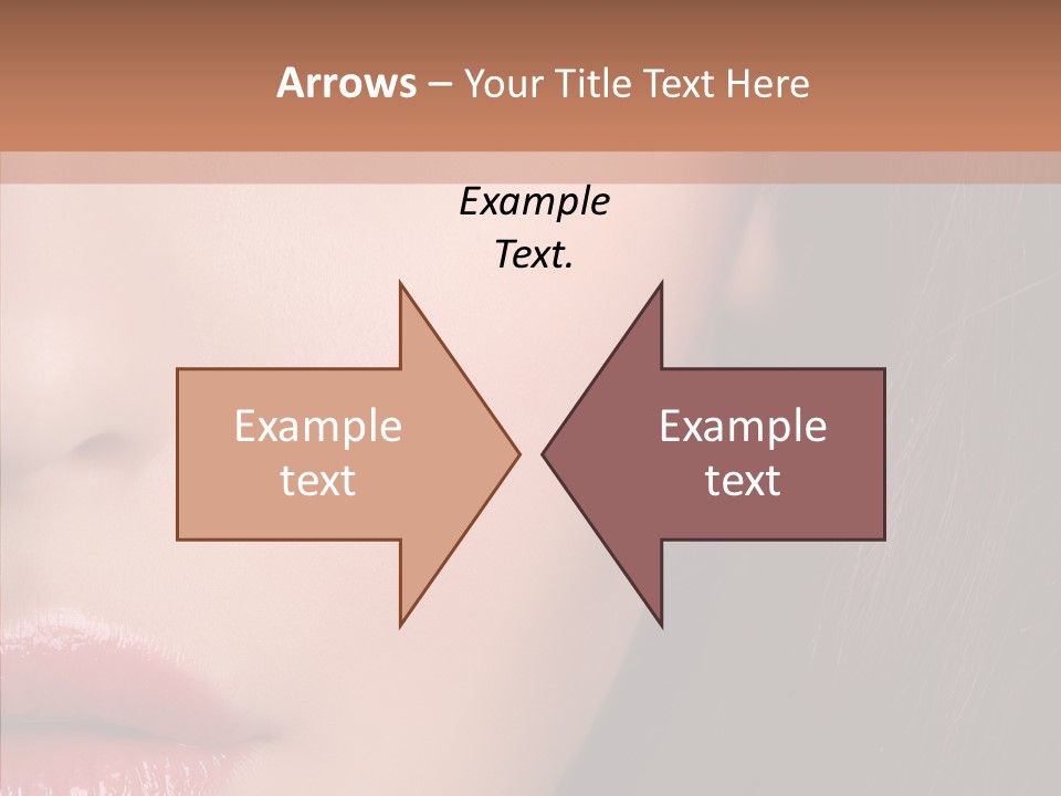 Care Half Caucasian PowerPoint Template