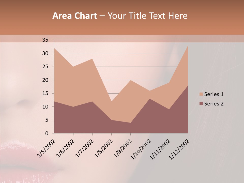 Care Half Caucasian PowerPoint Template