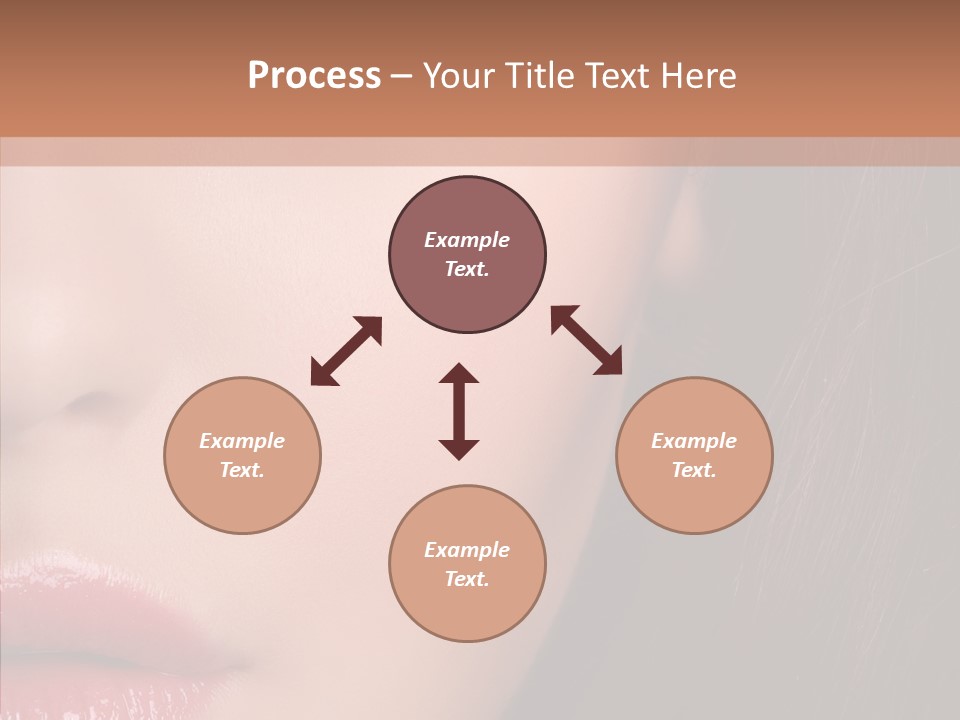 Care Half Caucasian PowerPoint Template