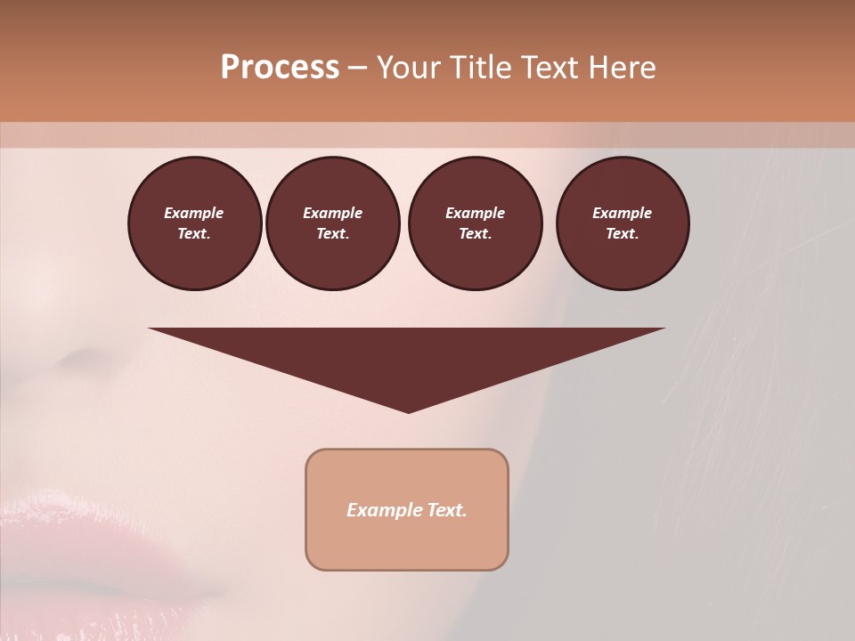 Care Half Caucasian PowerPoint Template