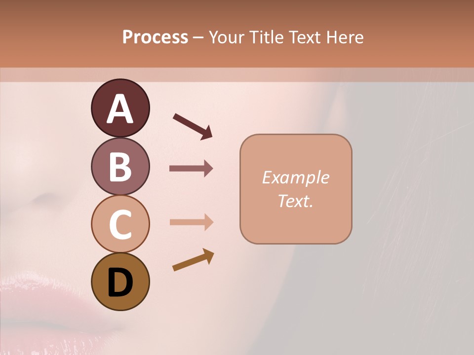 Care Half Caucasian PowerPoint Template