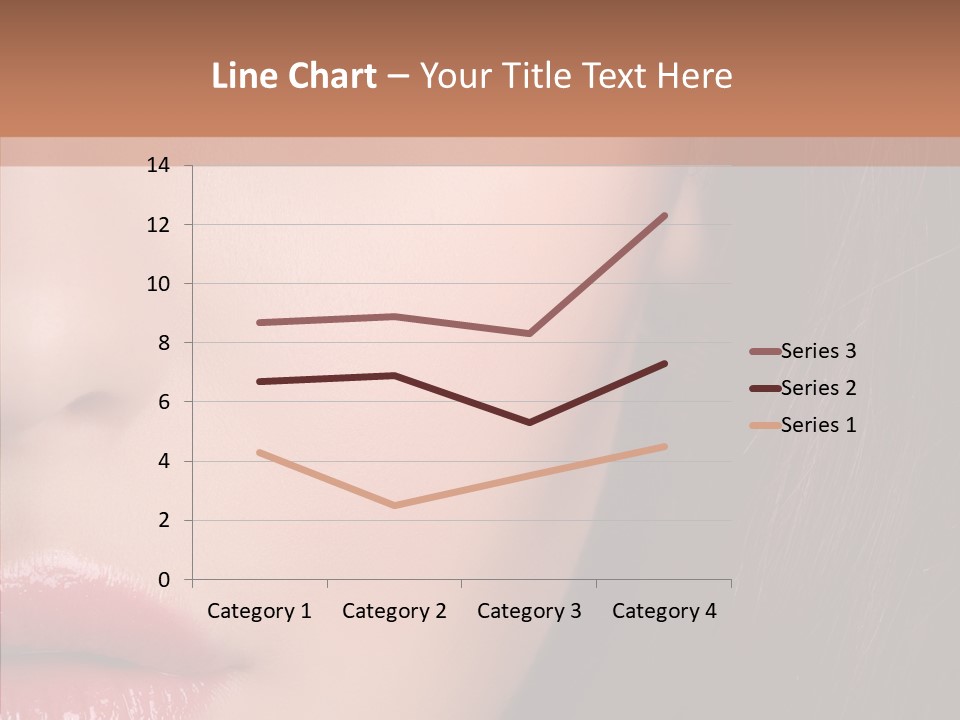 Care Half Caucasian PowerPoint Template