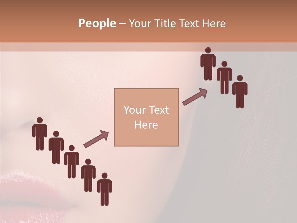 Care Half Caucasian PowerPoint Template