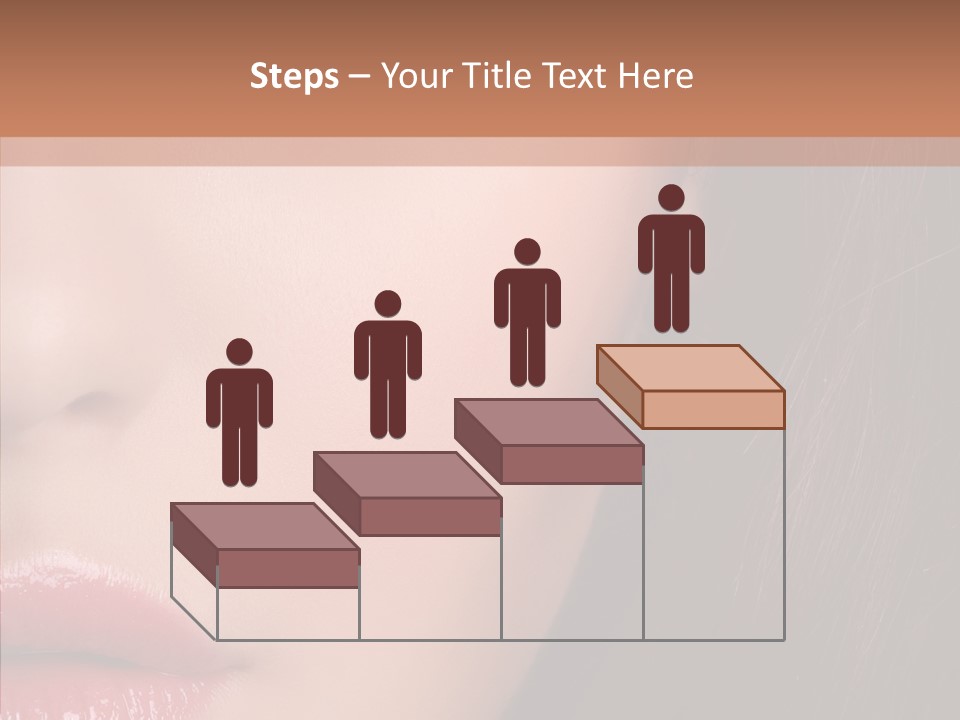 Care Half Caucasian PowerPoint Template