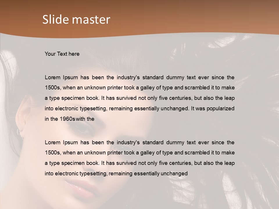 Glamour Healthy Studio PowerPoint Template