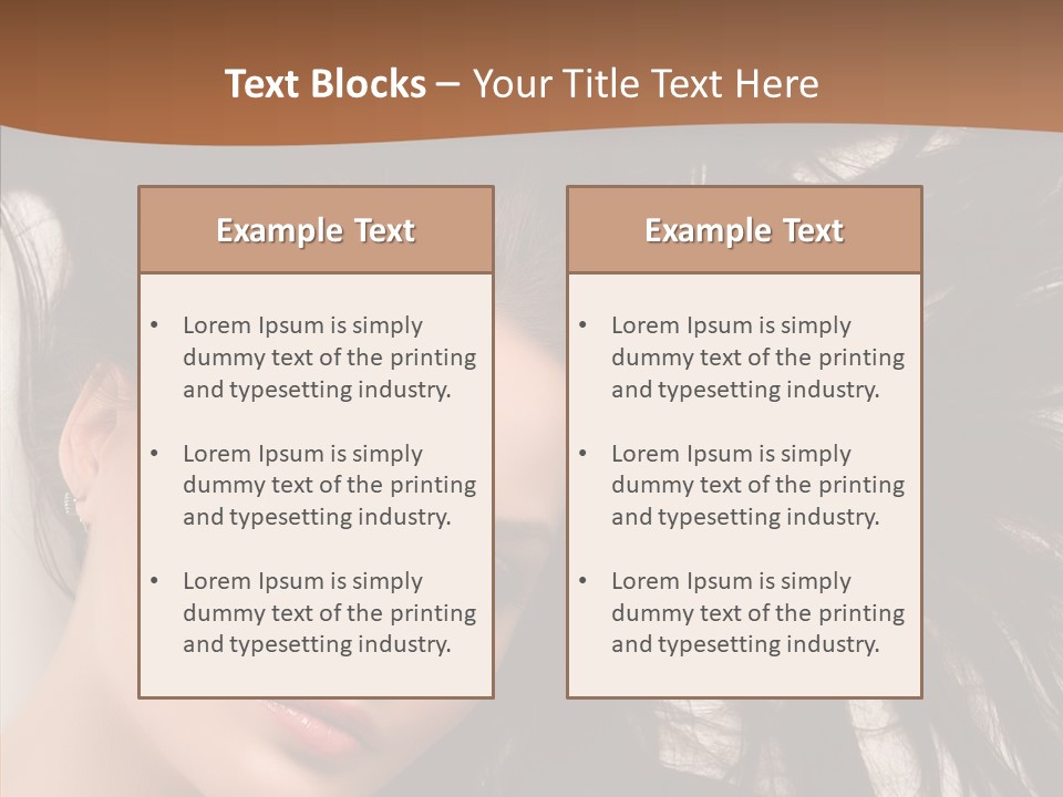 Glamour Healthy Studio PowerPoint Template