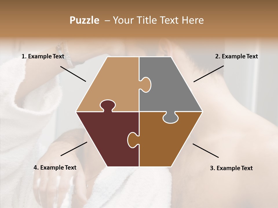 Beautiful Lather Man PowerPoint Template