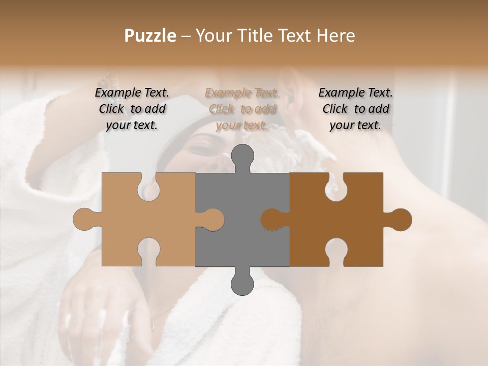 Beautiful Lather Man PowerPoint Template