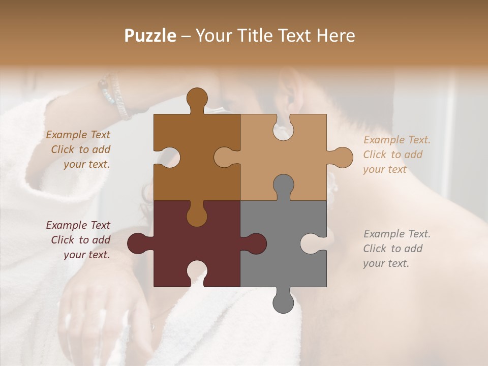 Beautiful Lather Man PowerPoint Template