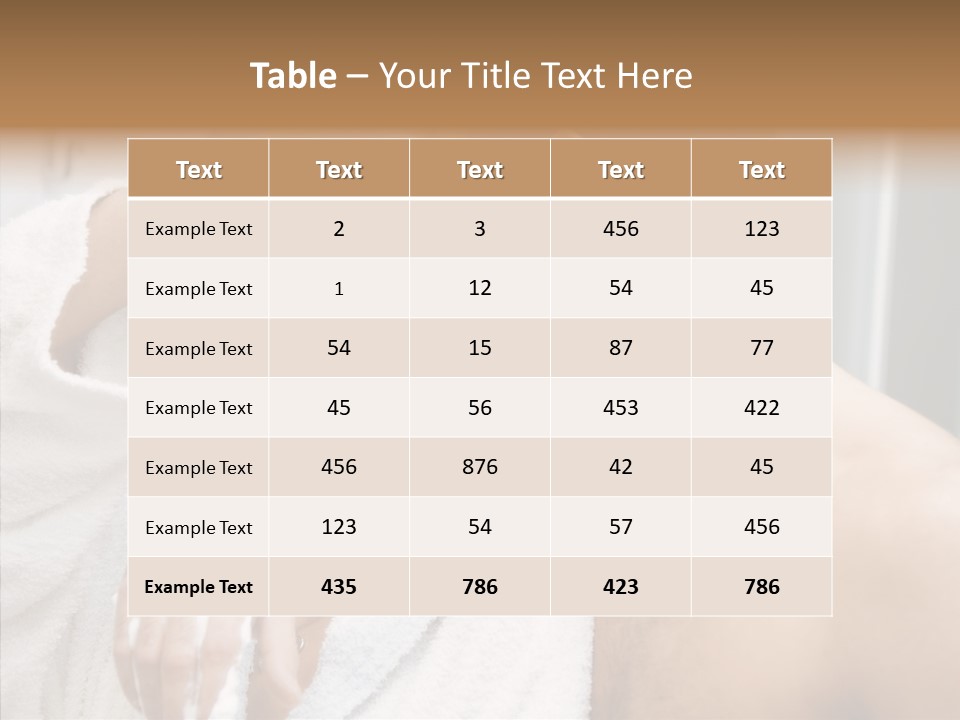 Beautiful Lather Man PowerPoint Template