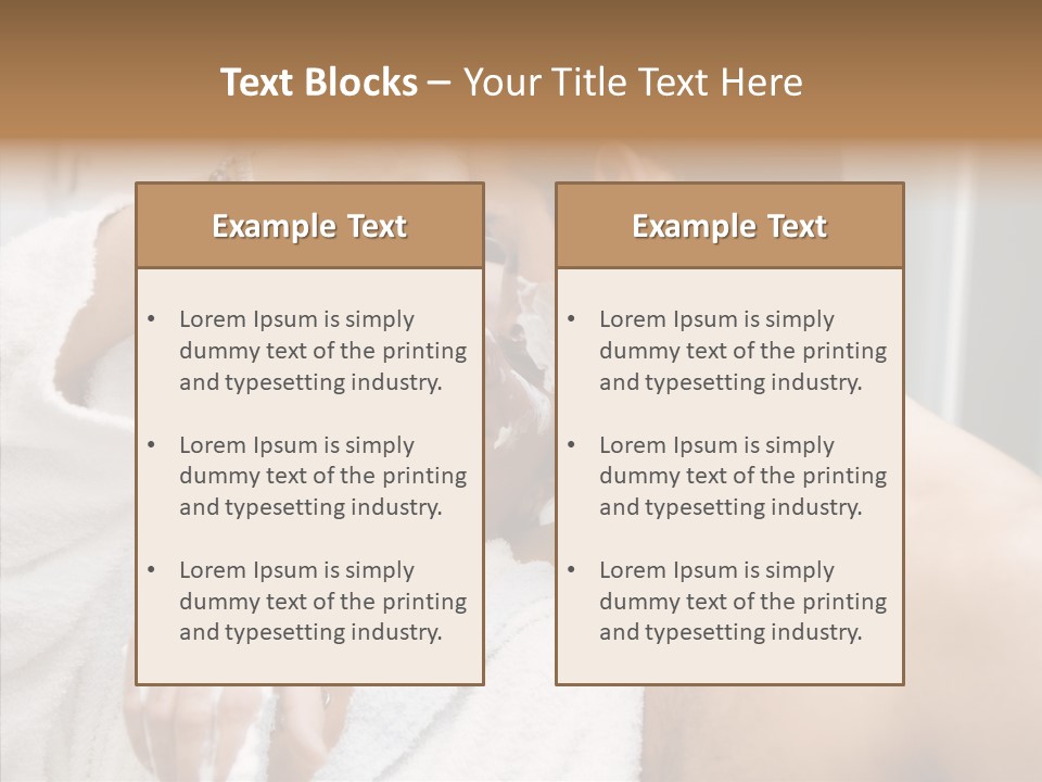 Beautiful Lather Man PowerPoint Template