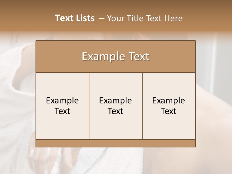 Beautiful Lather Man PowerPoint Template