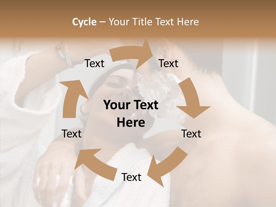 Beautiful Lather Man PowerPoint Template