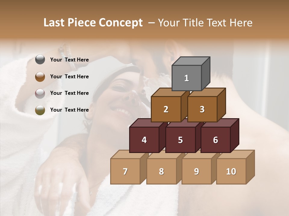 Beautiful Lather Man PowerPoint Template