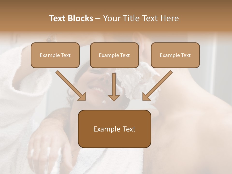 Beautiful Lather Man PowerPoint Template
