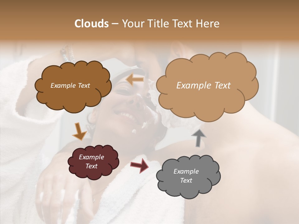 Beautiful Lather Man PowerPoint Template