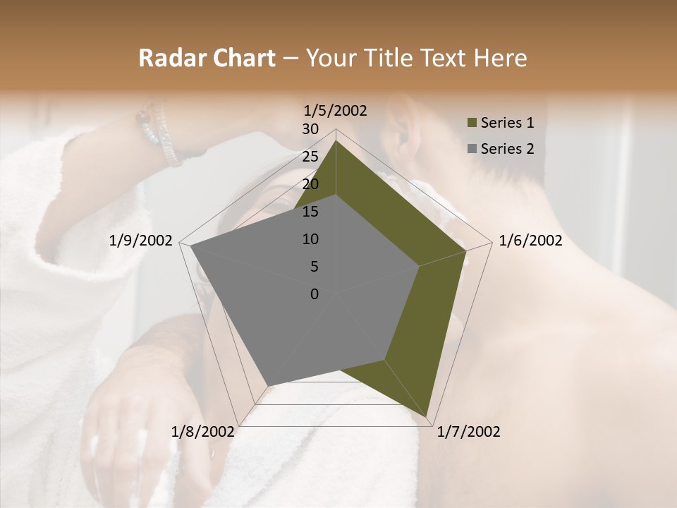 Beautiful Lather Man PowerPoint Template