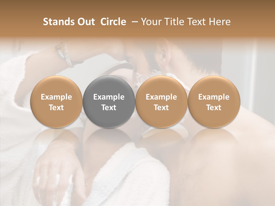 Beautiful Lather Man PowerPoint Template
