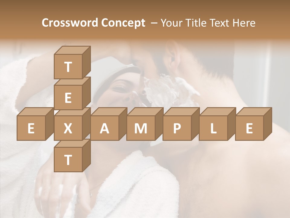 Beautiful Lather Man PowerPoint Template