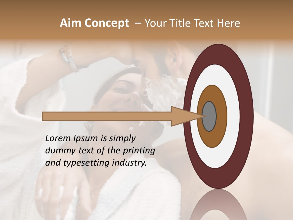 Beautiful Lather Man PowerPoint Template