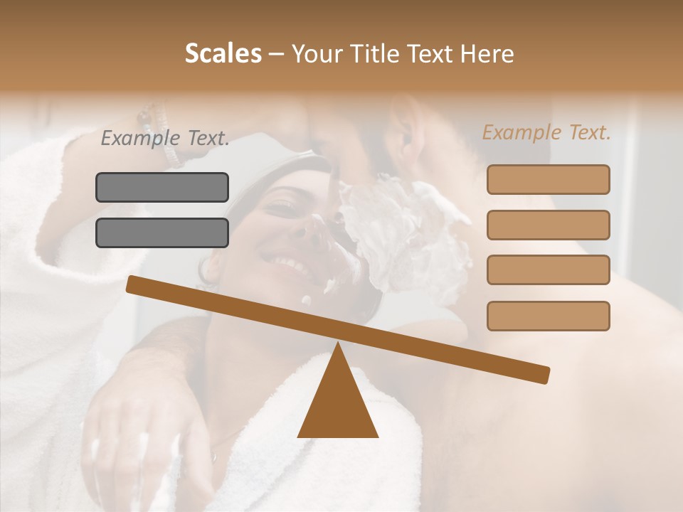 Beautiful Lather Man PowerPoint Template