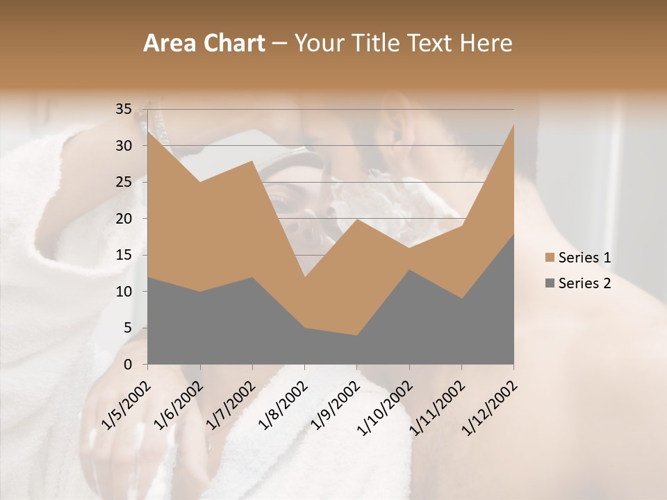 Beautiful Lather Man PowerPoint Template
