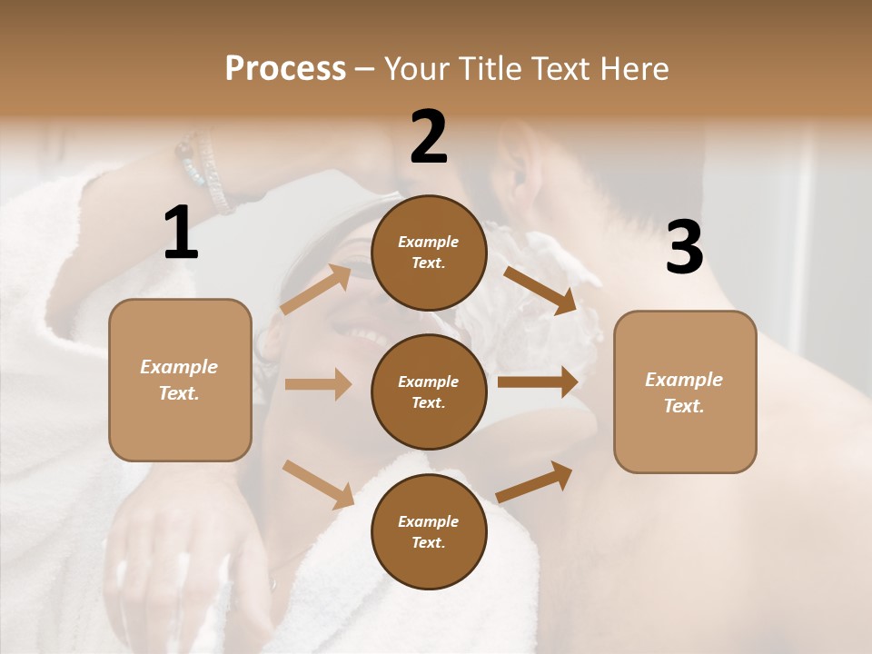 Beautiful Lather Man PowerPoint Template