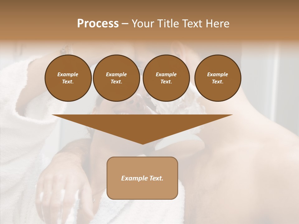 Beautiful Lather Man PowerPoint Template