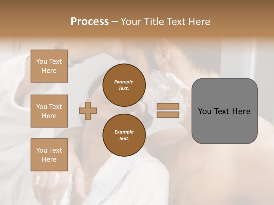 Beautiful Lather Man PowerPoint Template