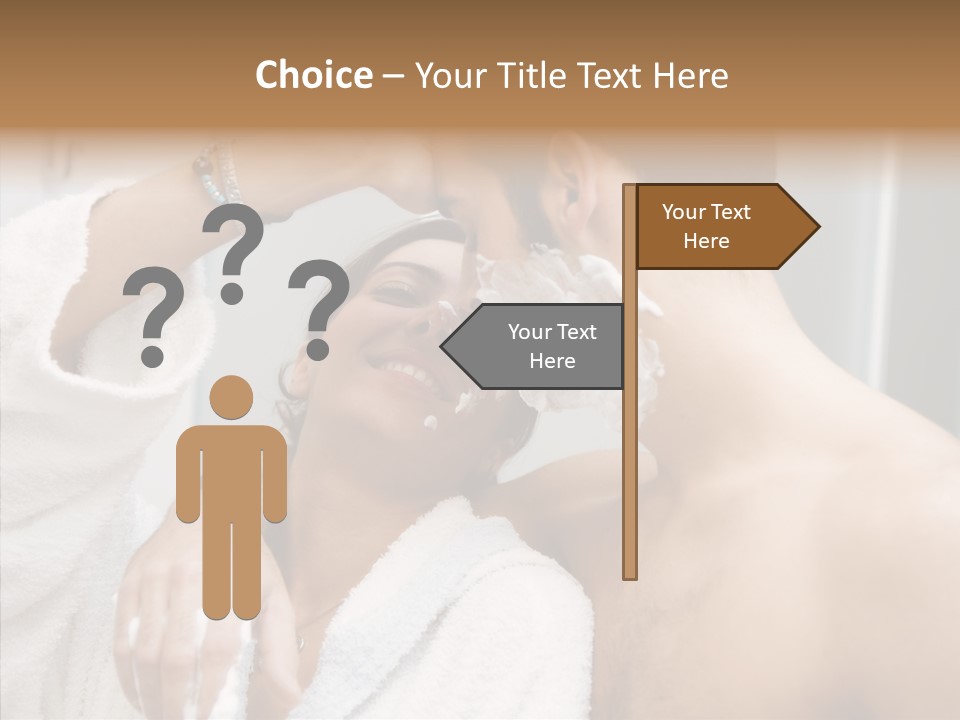 Beautiful Lather Man PowerPoint Template
