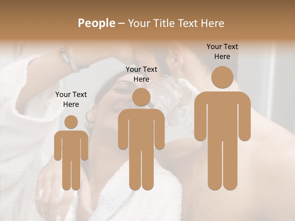 Beautiful Lather Man PowerPoint Template