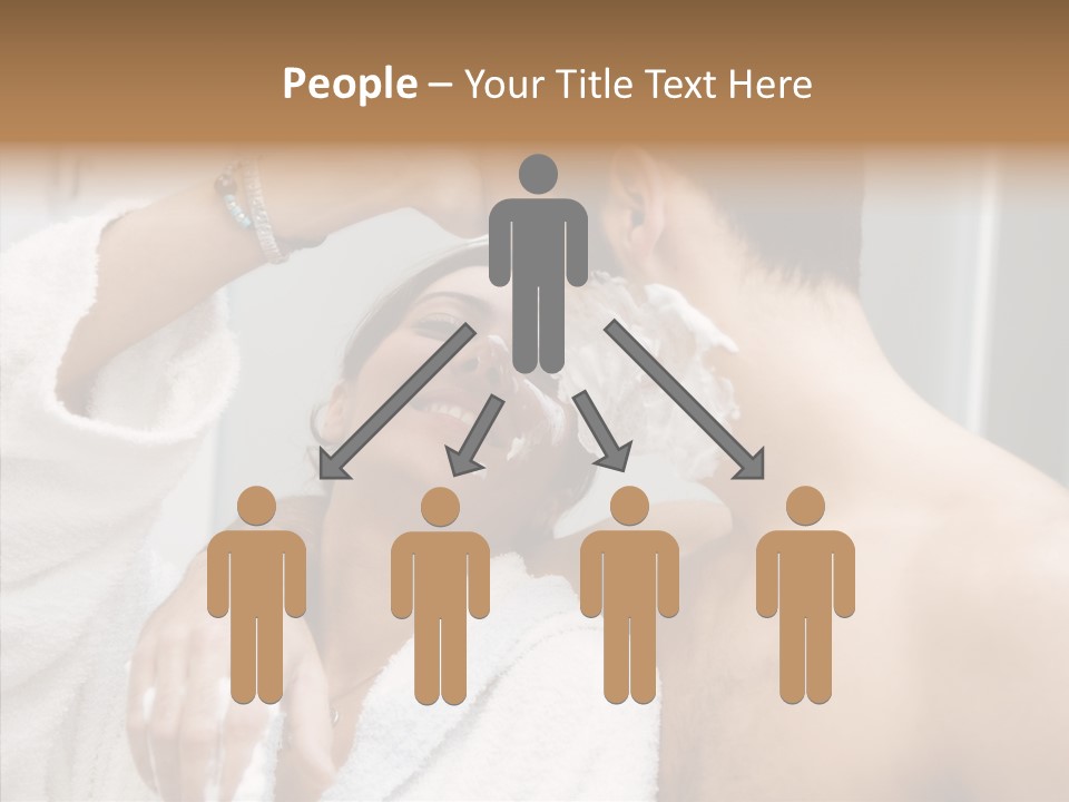 Beautiful Lather Man PowerPoint Template