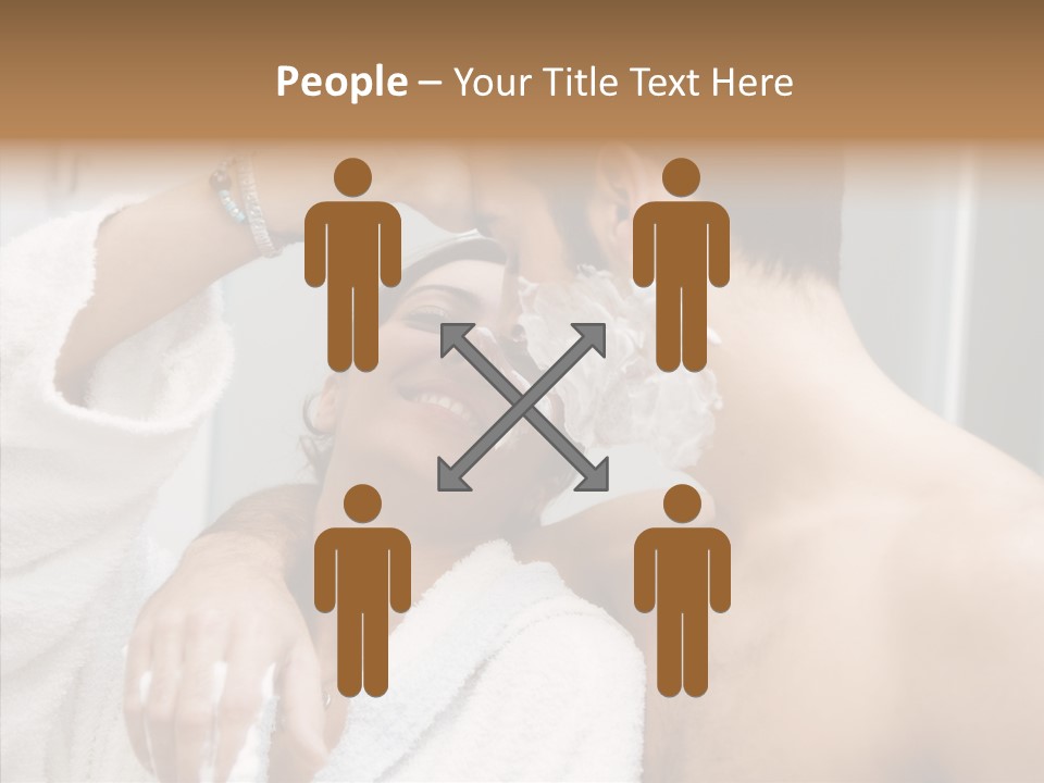 Beautiful Lather Man PowerPoint Template