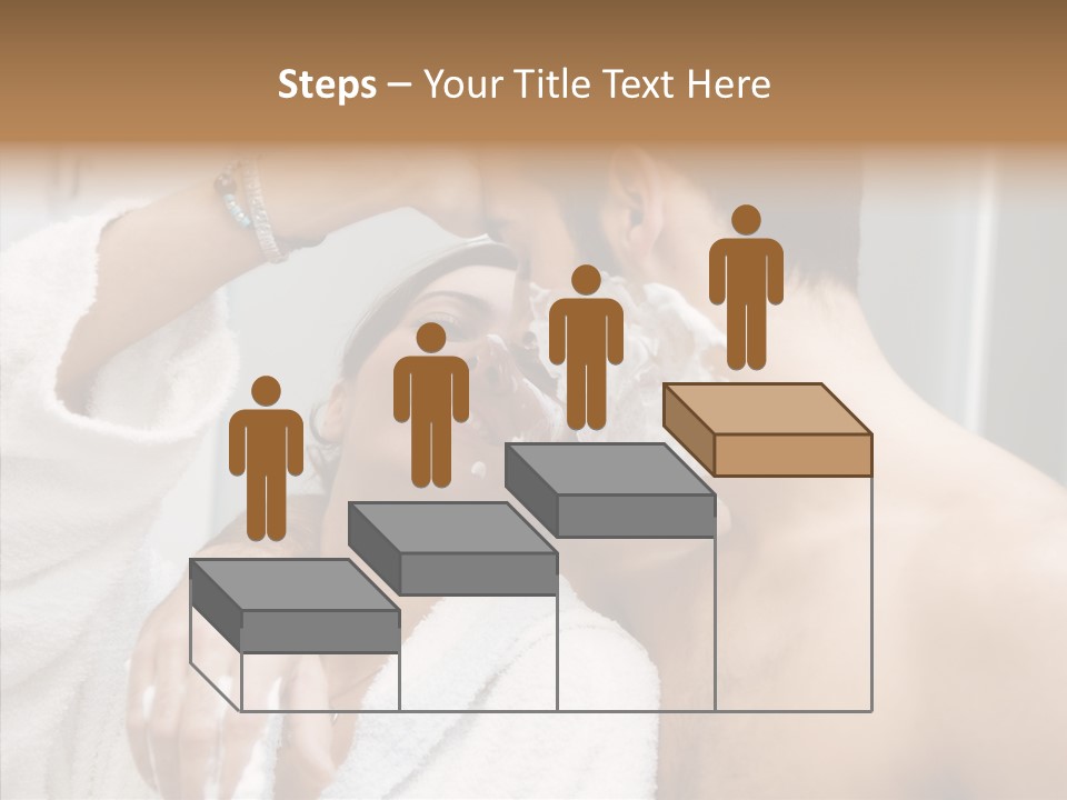 Beautiful Lather Man PowerPoint Template