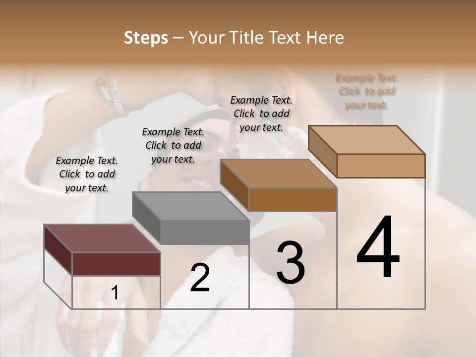 Beautiful Lather Man PowerPoint Template