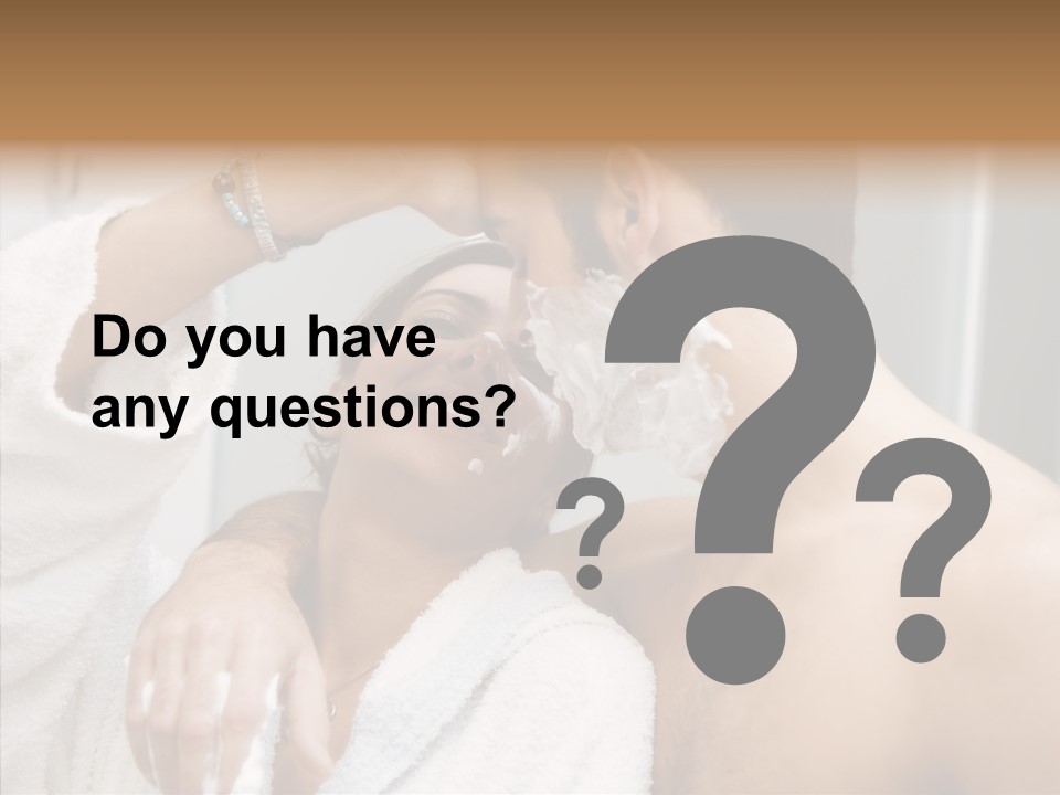 Beautiful Lather Man PowerPoint Template