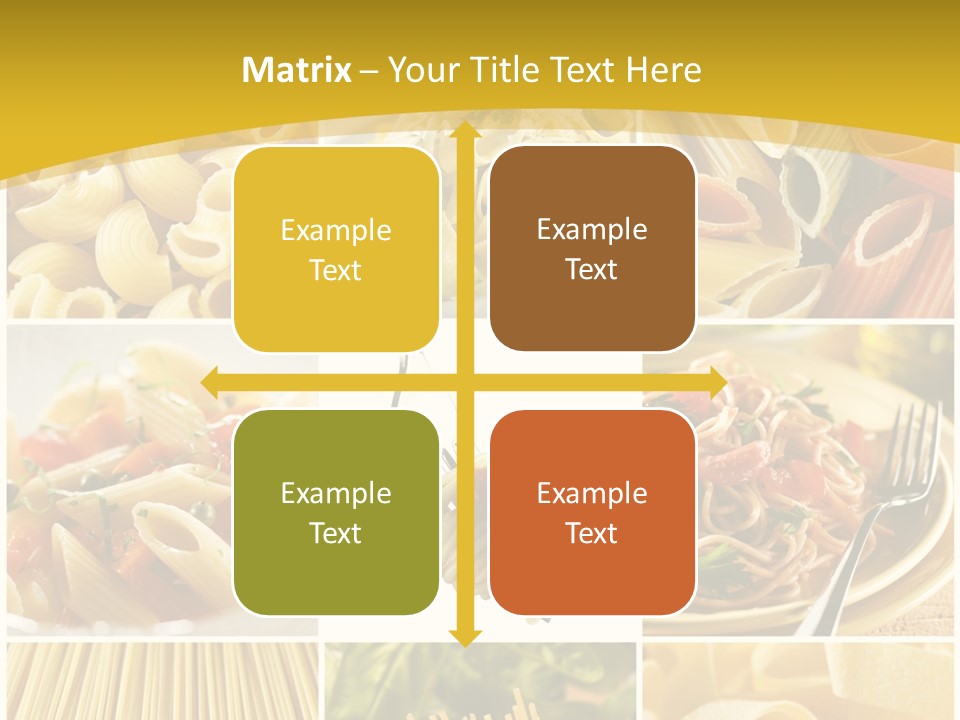 Pasta Meal Ingredient PowerPoint Template