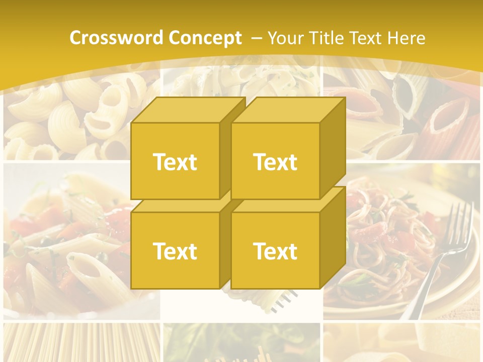 Pasta Meal Ingredient PowerPoint Template