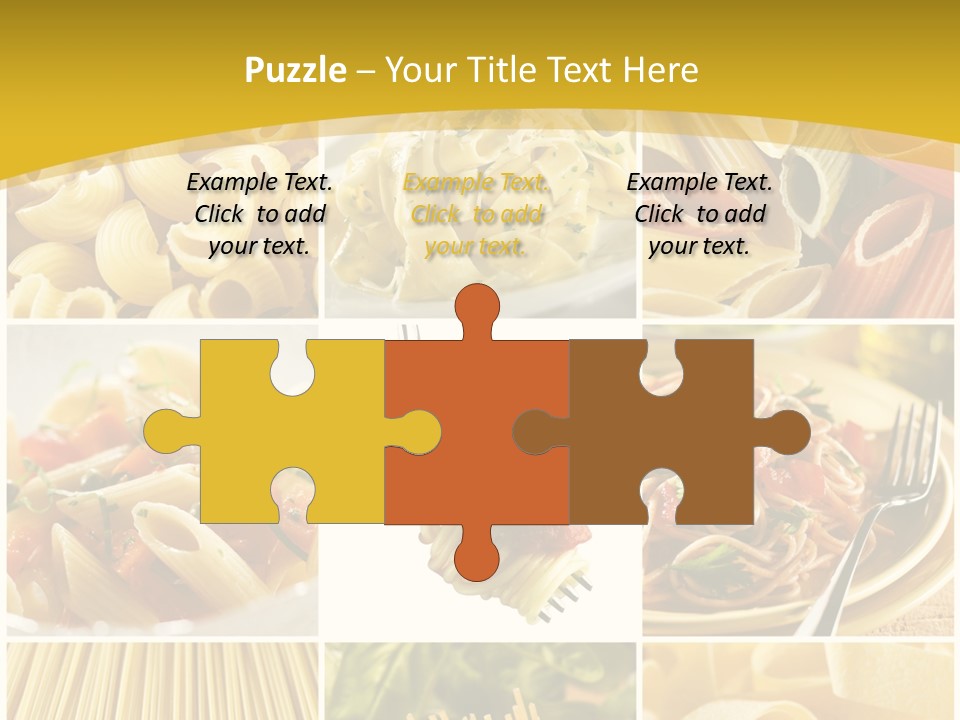 Pasta Meal Ingredient PowerPoint Template