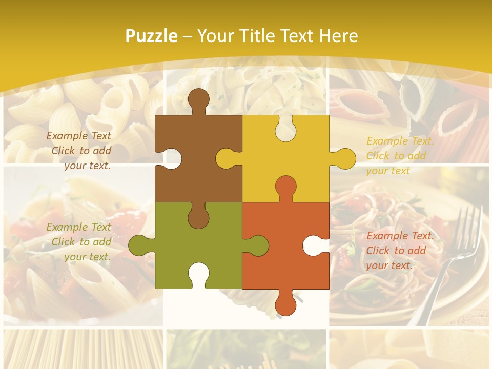Pasta Meal Ingredient PowerPoint Template