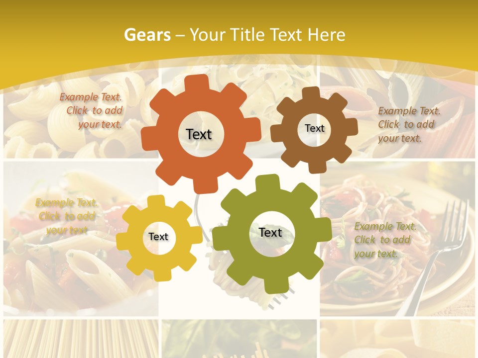 Pasta Meal Ingredient PowerPoint Template