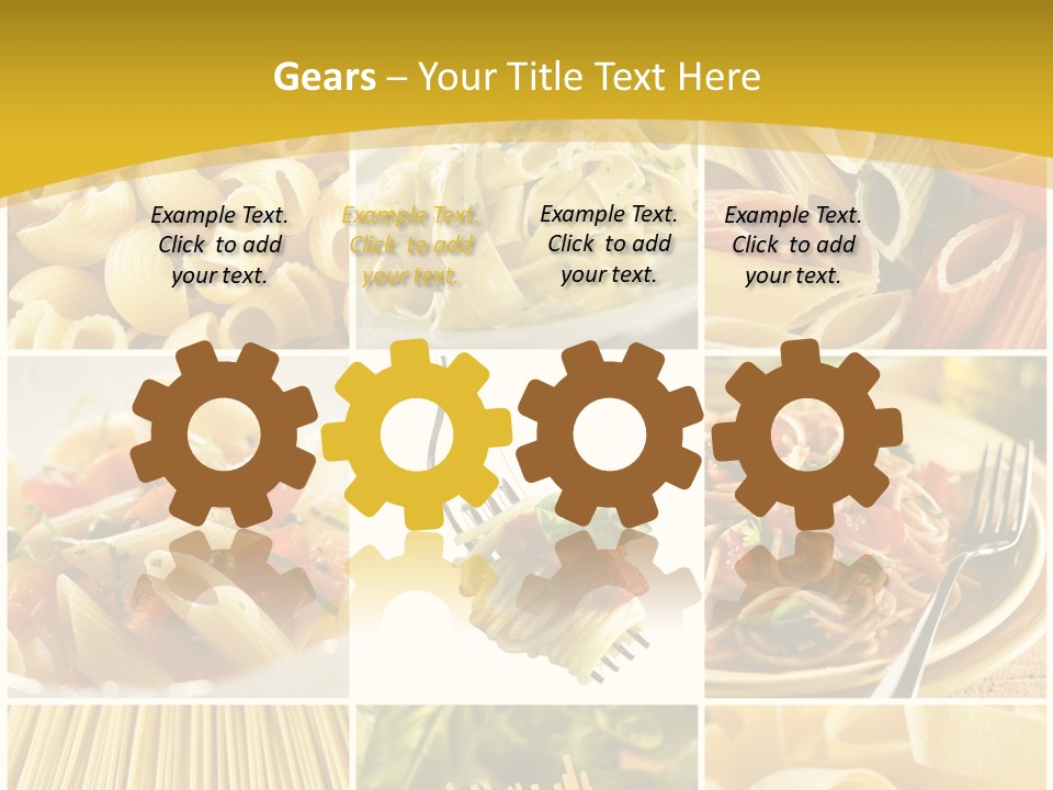 Pasta Meal Ingredient PowerPoint Template