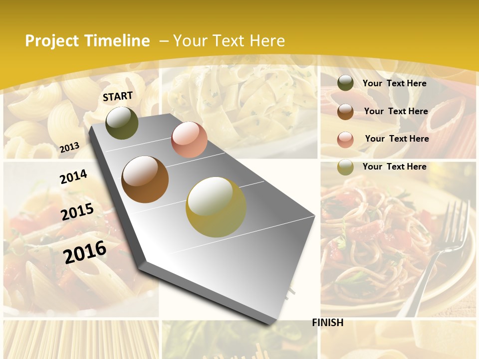 Pasta Meal Ingredient PowerPoint Template