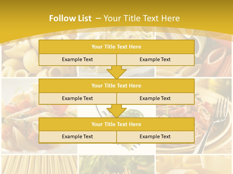 Pasta Meal Ingredient PowerPoint Template