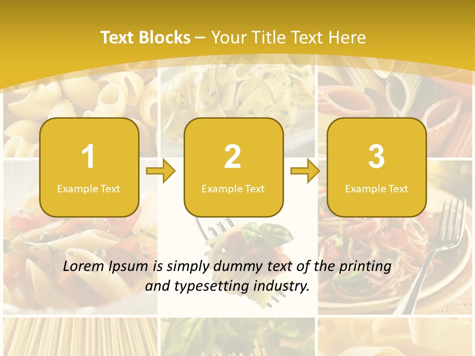 Pasta Meal Ingredient PowerPoint Template