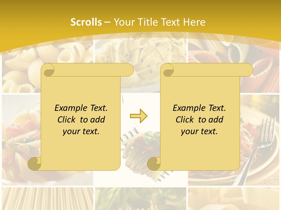 Pasta Meal Ingredient PowerPoint Template