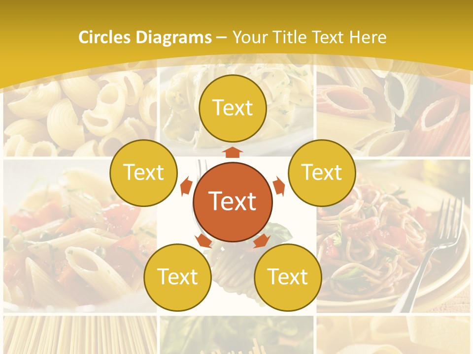 Pasta Meal Ingredient PowerPoint Template