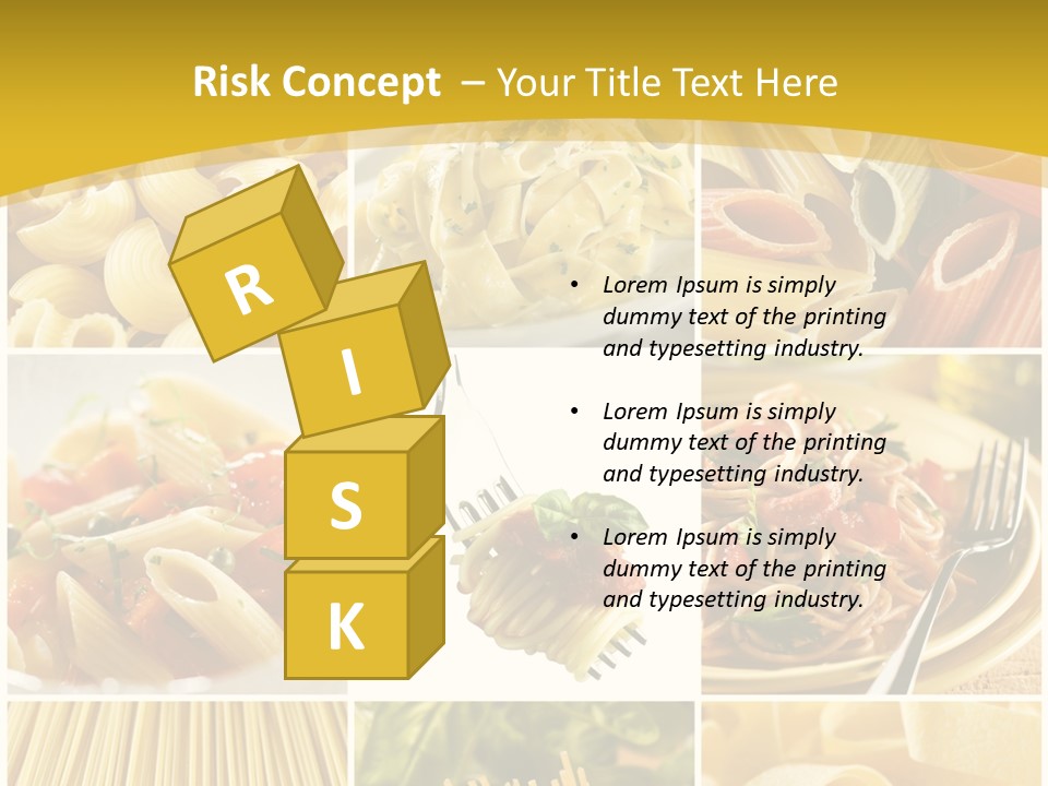 Pasta Meal Ingredient PowerPoint Template