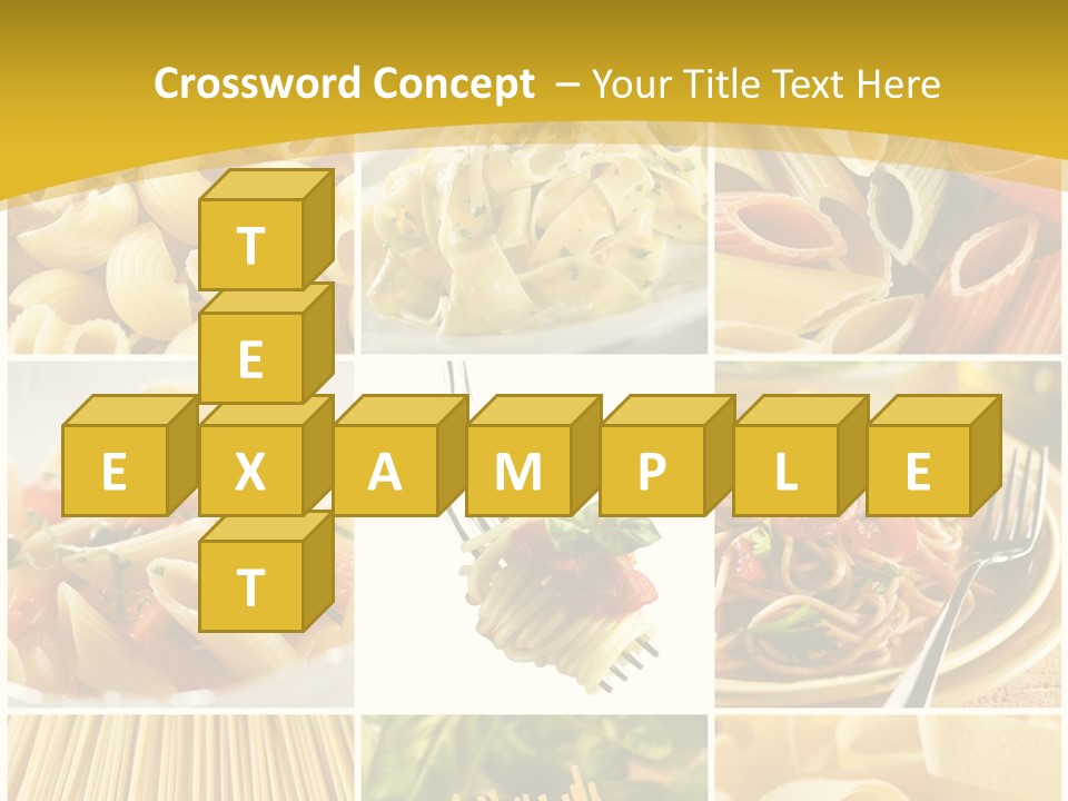 Pasta Meal Ingredient PowerPoint Template