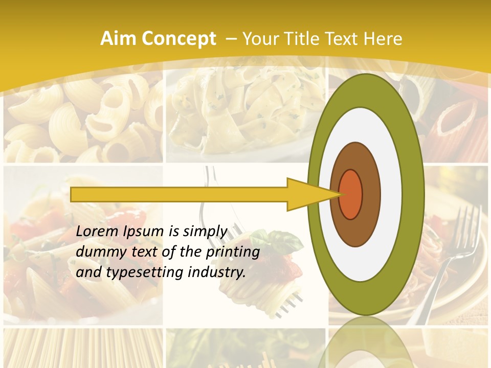 Pasta Meal Ingredient PowerPoint Template